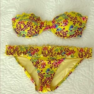 Yellow & floral Sofia by vix bikini set